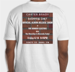 Shopping Cart Album Release T-shirt